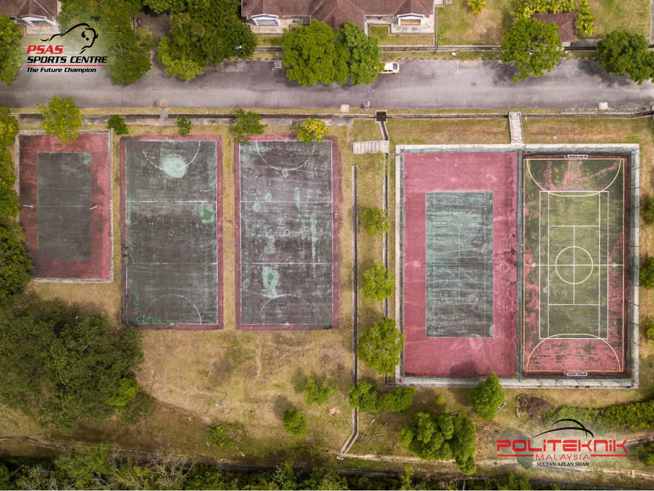 Gelanggang V5 (Tenis, Futsal, Bola Jaring, Bola Tampar)