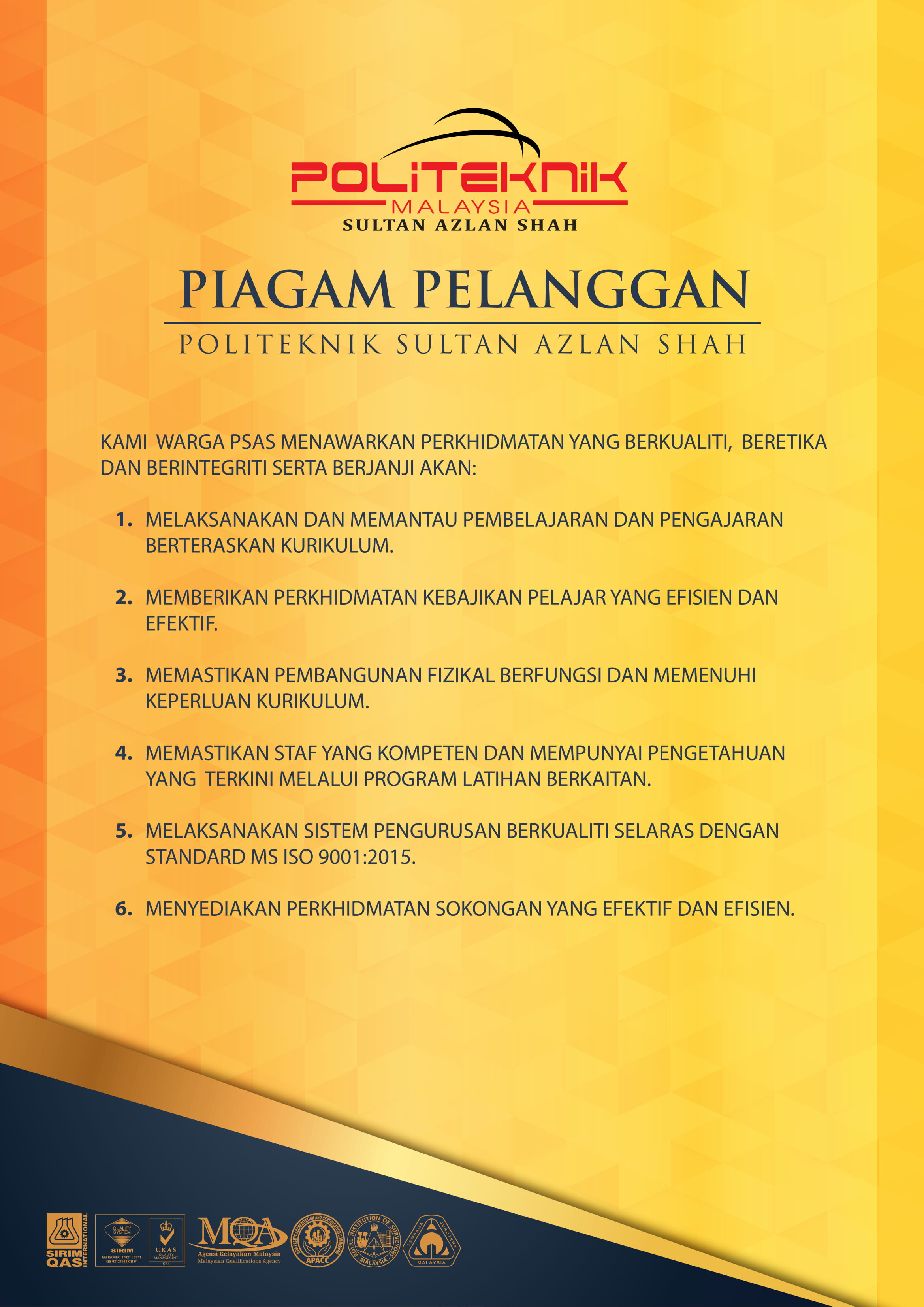 PIAGAM PELANGGAN PSAS 1